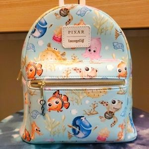 Nemo and Friends Pixar Loungefly Mini Backpack